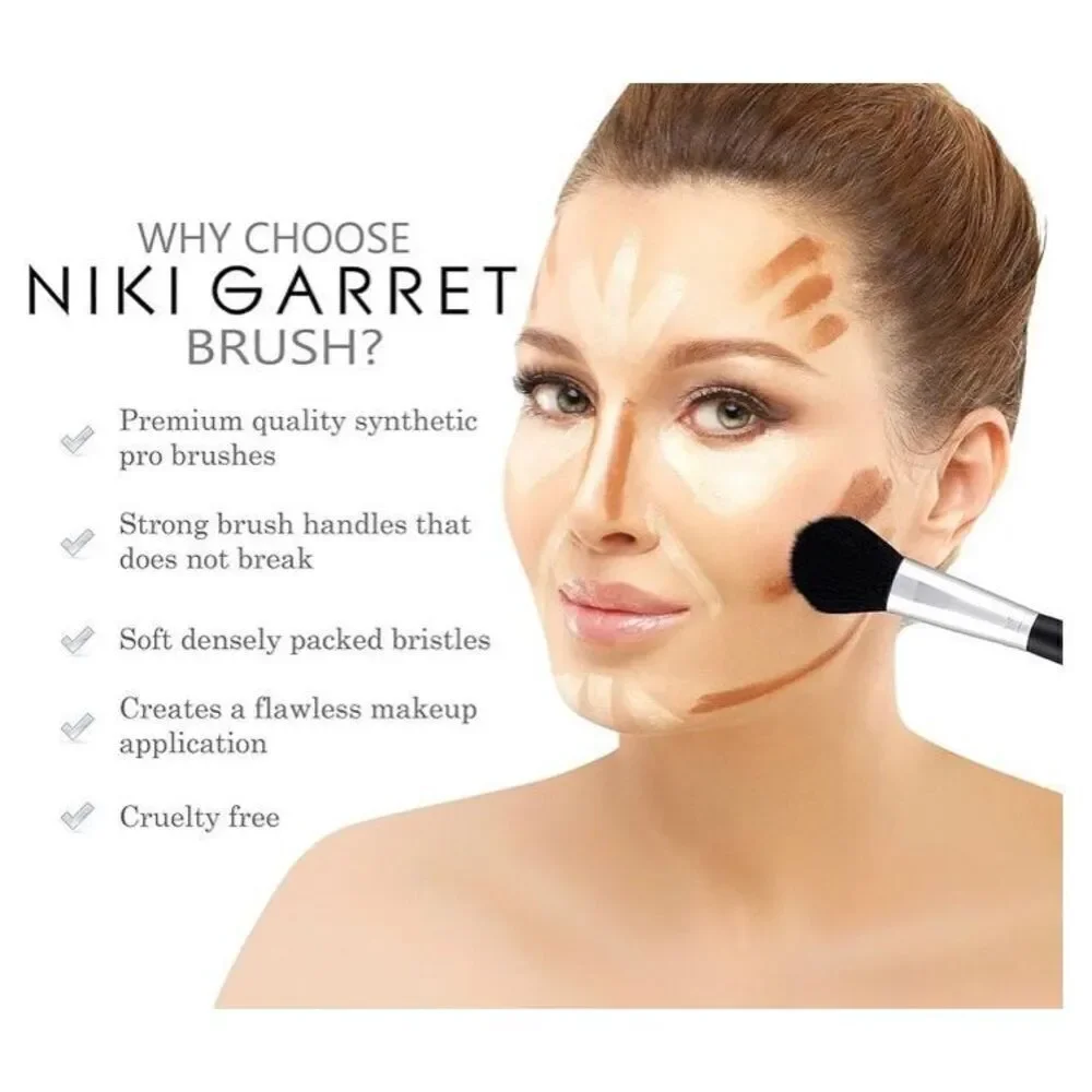 NIKI GARRETT - 🎉HP X 4🎉 NWT Limited Edition 3-Pc Contour:Highlighting Brushes